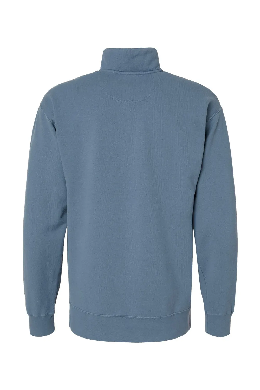 Pull à capuche 1/4 zip ComfortWash By Hanes pour homme - Bleu eau salée