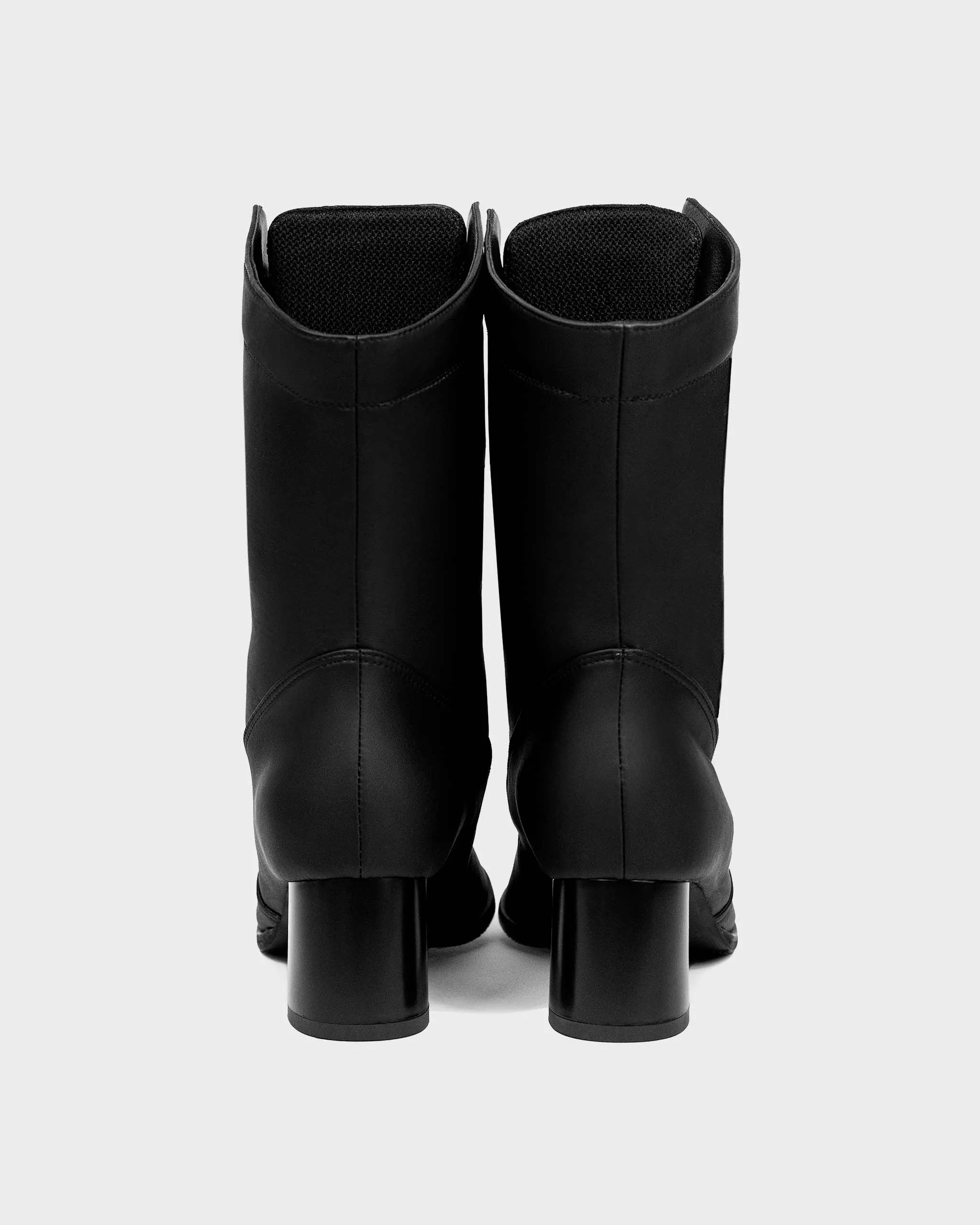 Bottes chelsea véganes en cuir de cactus Desserto® | Noir