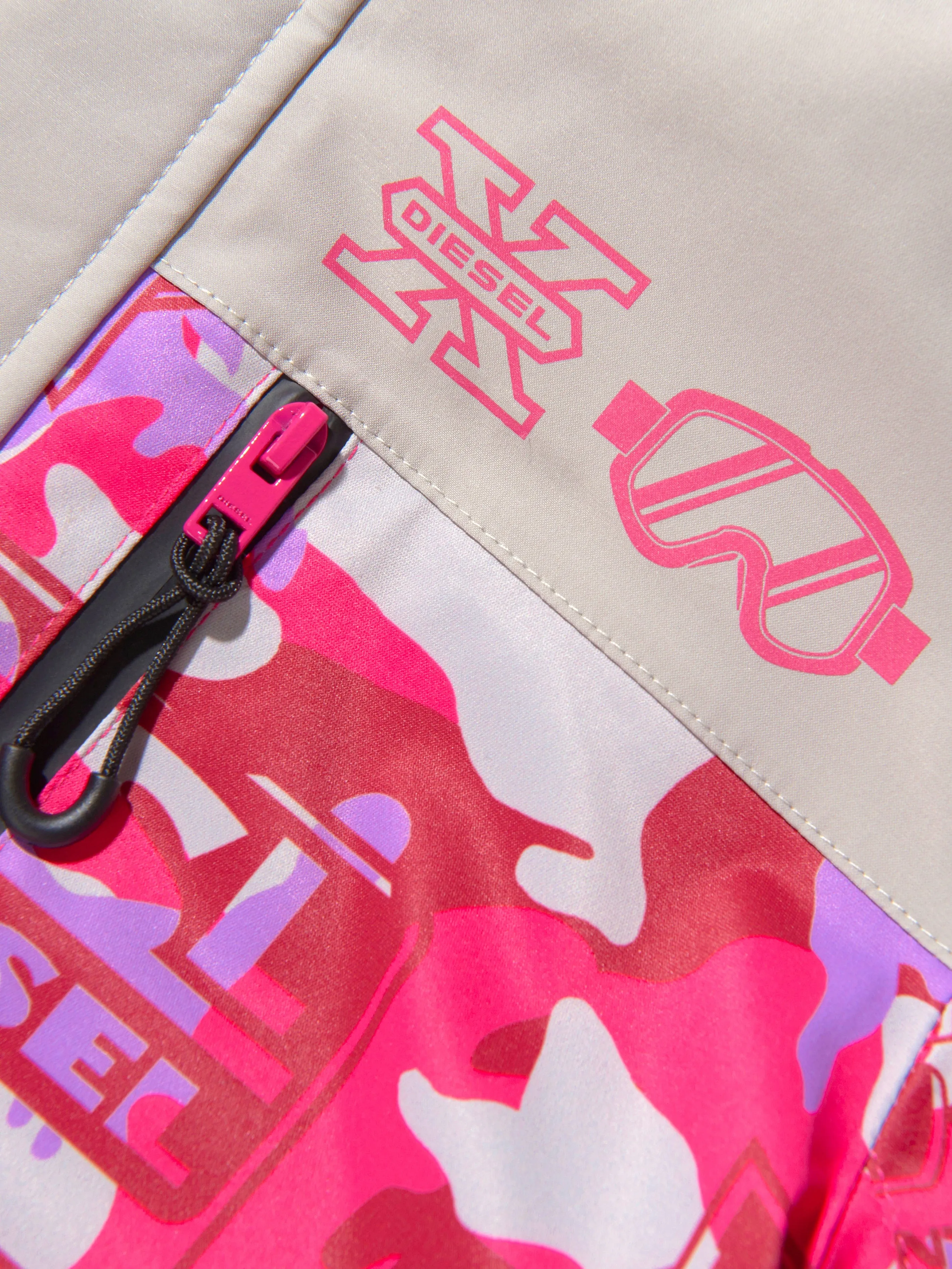 Veste de ski imprimée Diesel Girls Racing