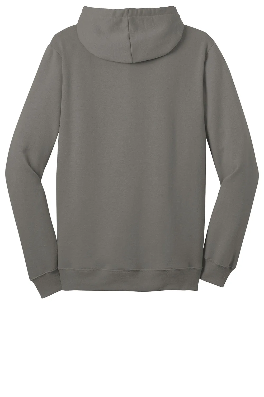 District Mens The Concert Veste à capuche polaire zip complète avec poches - Gris