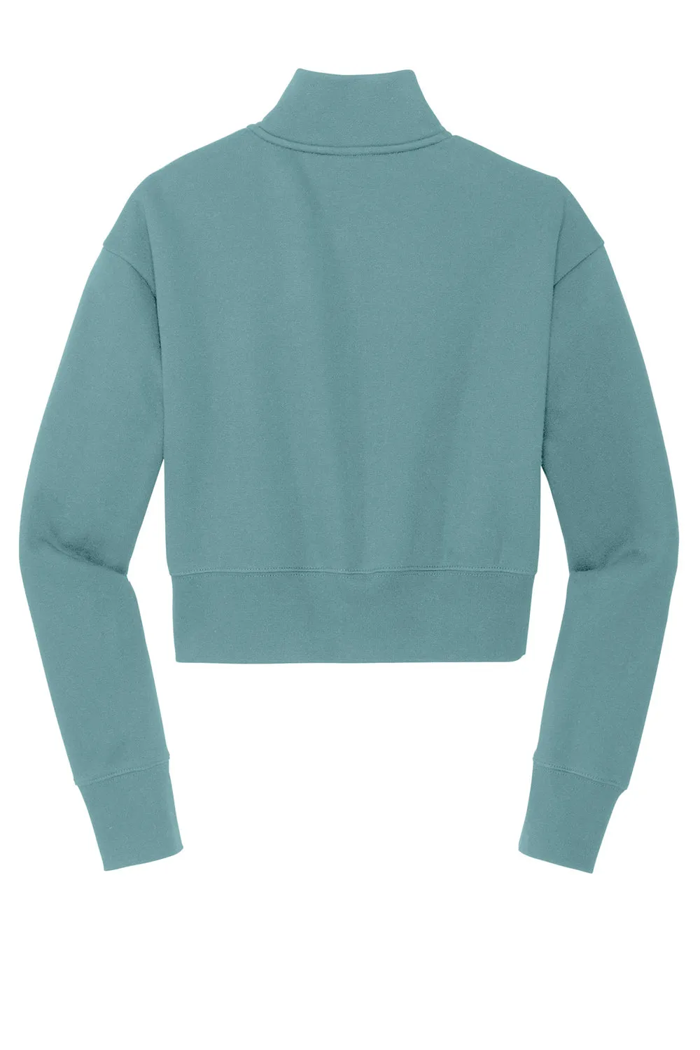 Pull en polaire 1/4 zip pour femmes District Womens V.I.T. - Bleu Eucalyptus