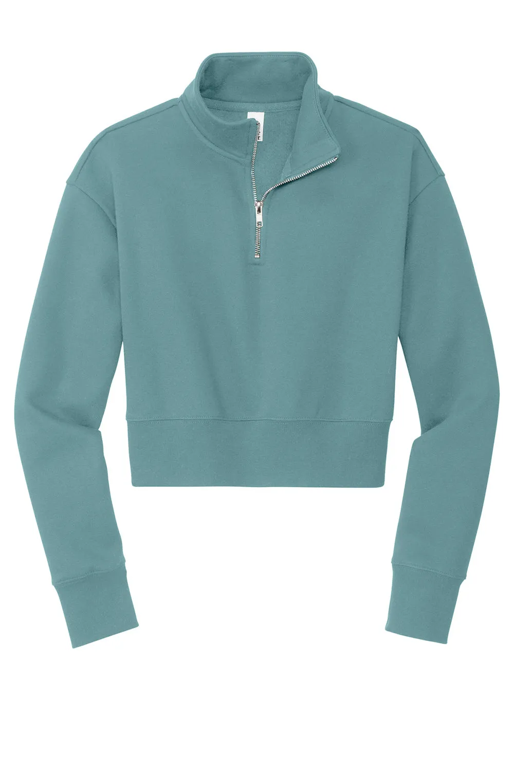 Pull en polaire 1/4 zip pour femmes District Womens V.I.T. - Bleu Eucalyptus