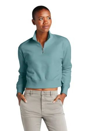Pull en polaire 1/4 zip pour femmes District Womens V.I.T. - Bleu Eucalyptus