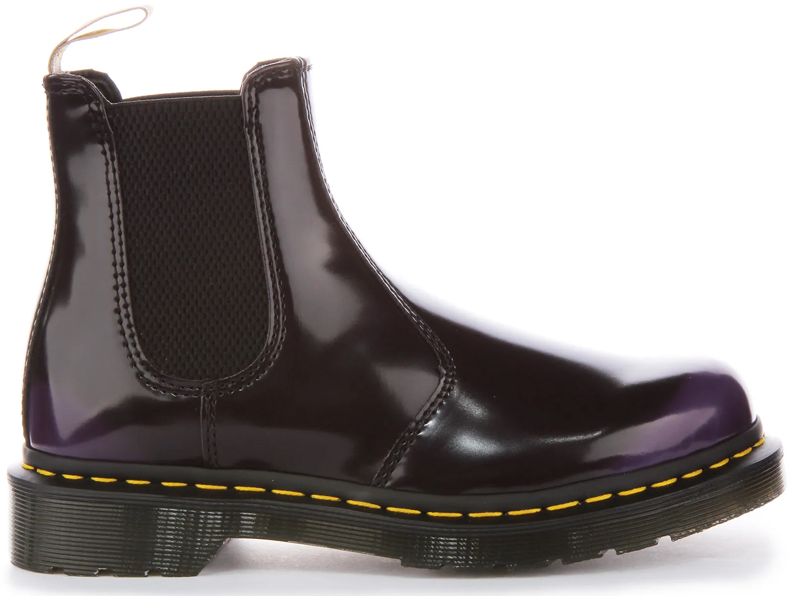 Dr Martens Vegan 2976 en chaussures noir violet Dr Martens