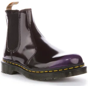 Dr Martens Vegan 2976 en chaussures noir violet Dr Martens