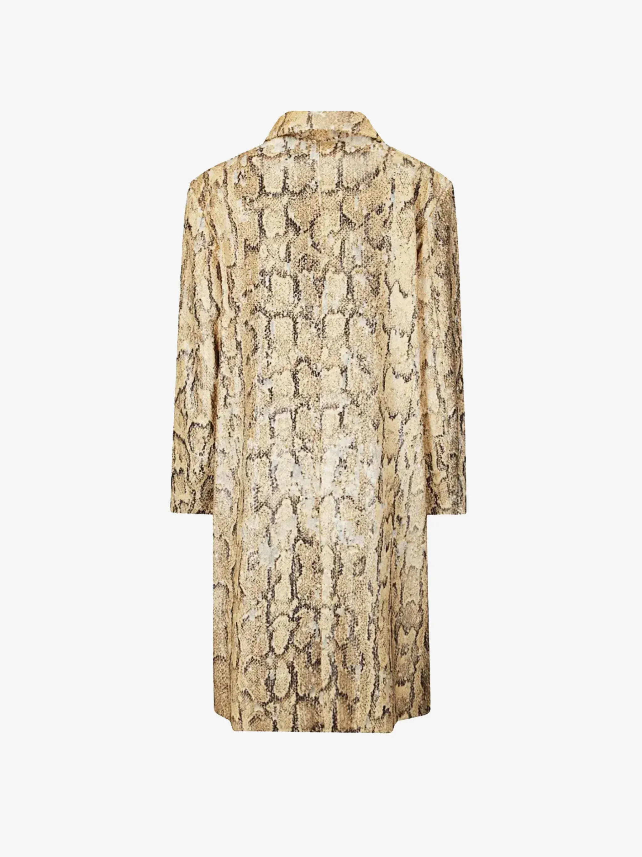 DRIES VAN NOTEN - Manteau Femme à Paillettes en Peau de Serpent