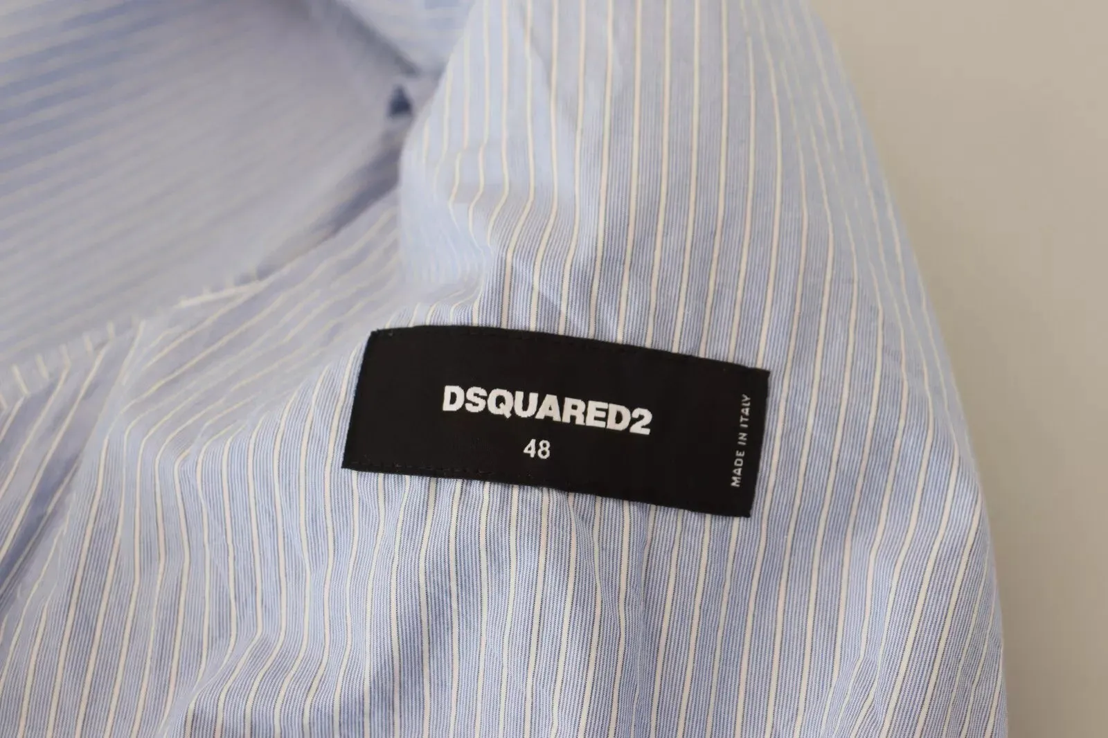 Dsqua2 Veste formelle rayée à un boutonnage pour hommes