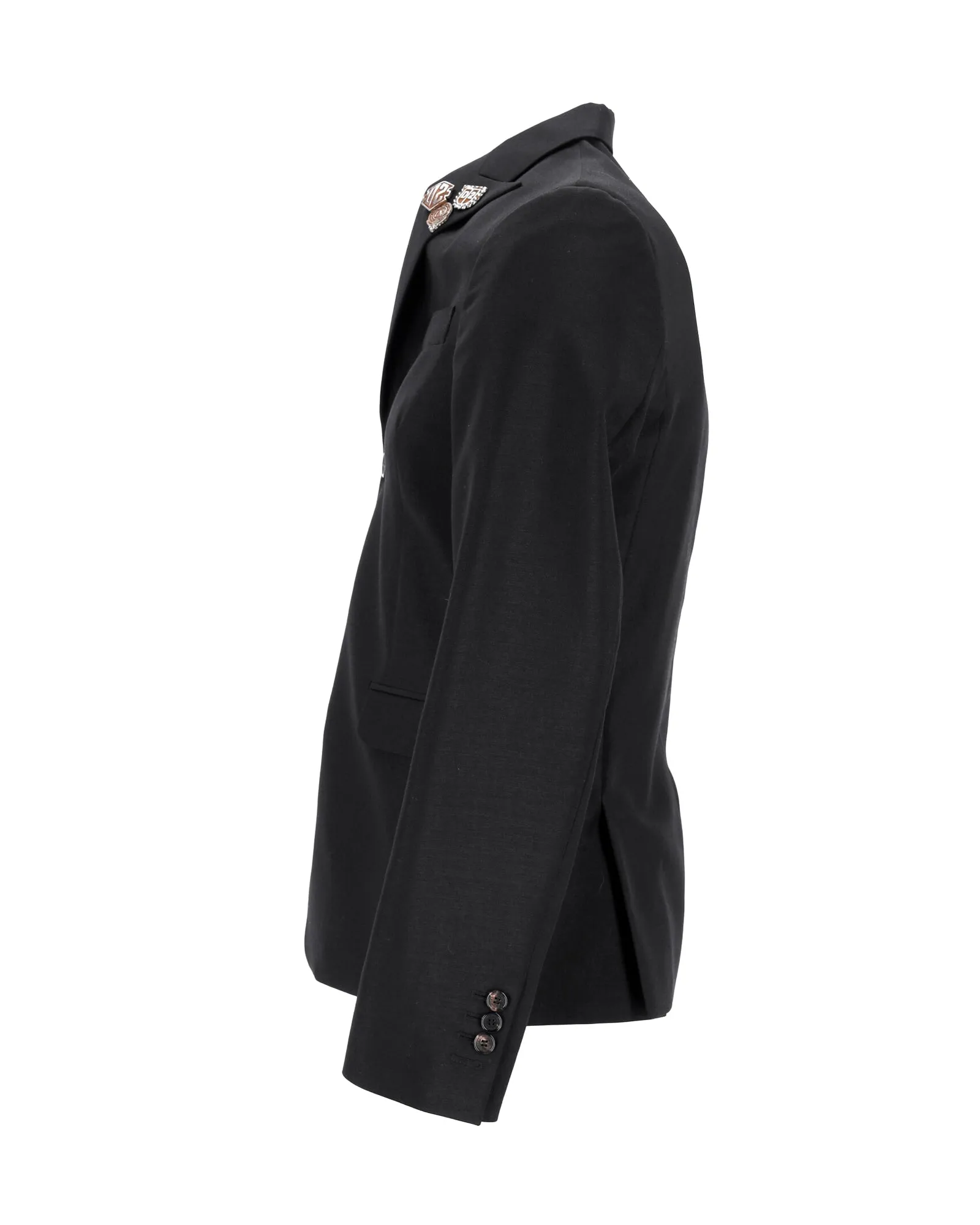 Veste Dsquared2 avec épingles en polyester noir