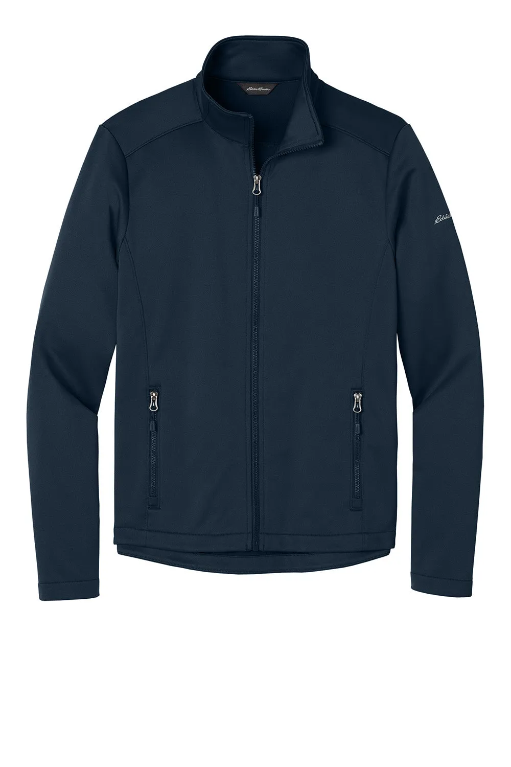 Eddie Bauer Sweat-shirt à capuche en polaire lisse pour homme avec poches - Bleu marine rivière