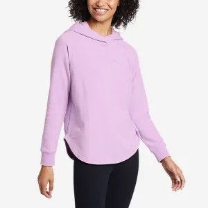 Eddie Bauer Veste à capuche confortable pour femmes avec ourlet irrégulier - Orchidée Eddie Bauer