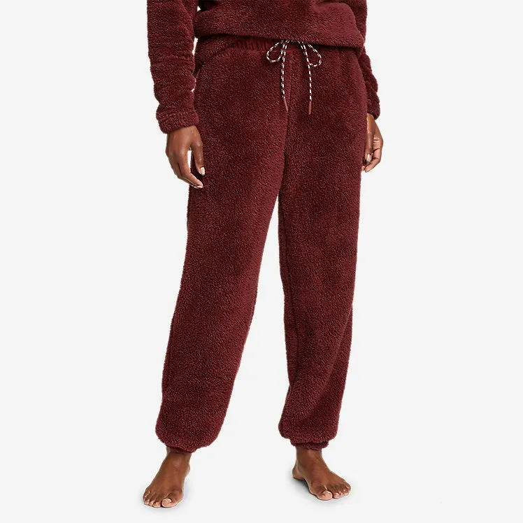 Pantalon en molleton doux pour femmes Eddie Bauer Quest - Rouge poussière Eddie Bauer