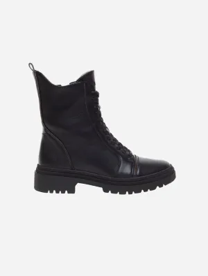 Bottes chelsea en simili-cuir Edi | Noir