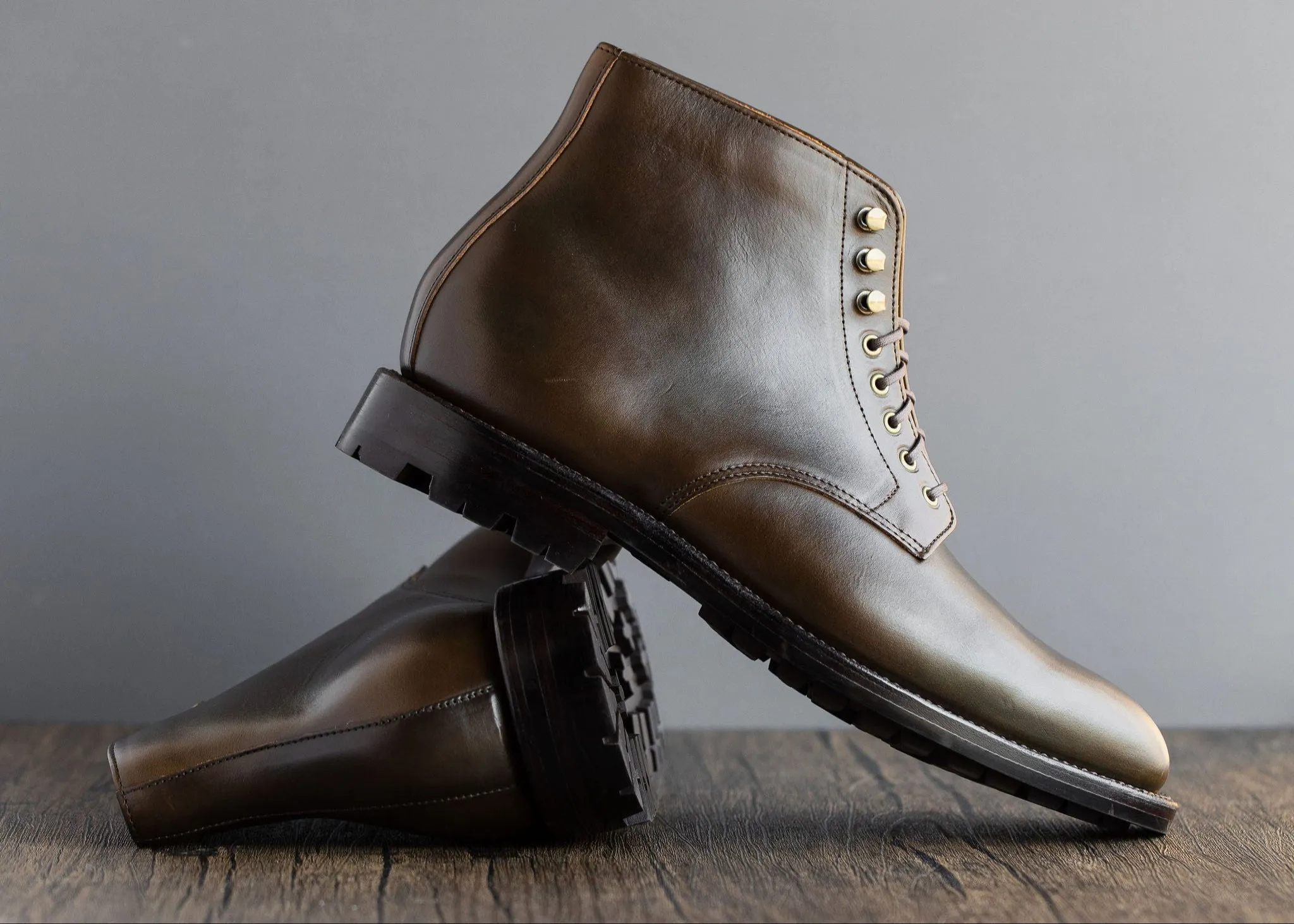 Edward Boot Cuir Chromexcel Olive Foncé