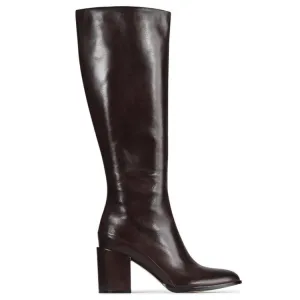 Chaussures EOS en cachemire marron châtaigne