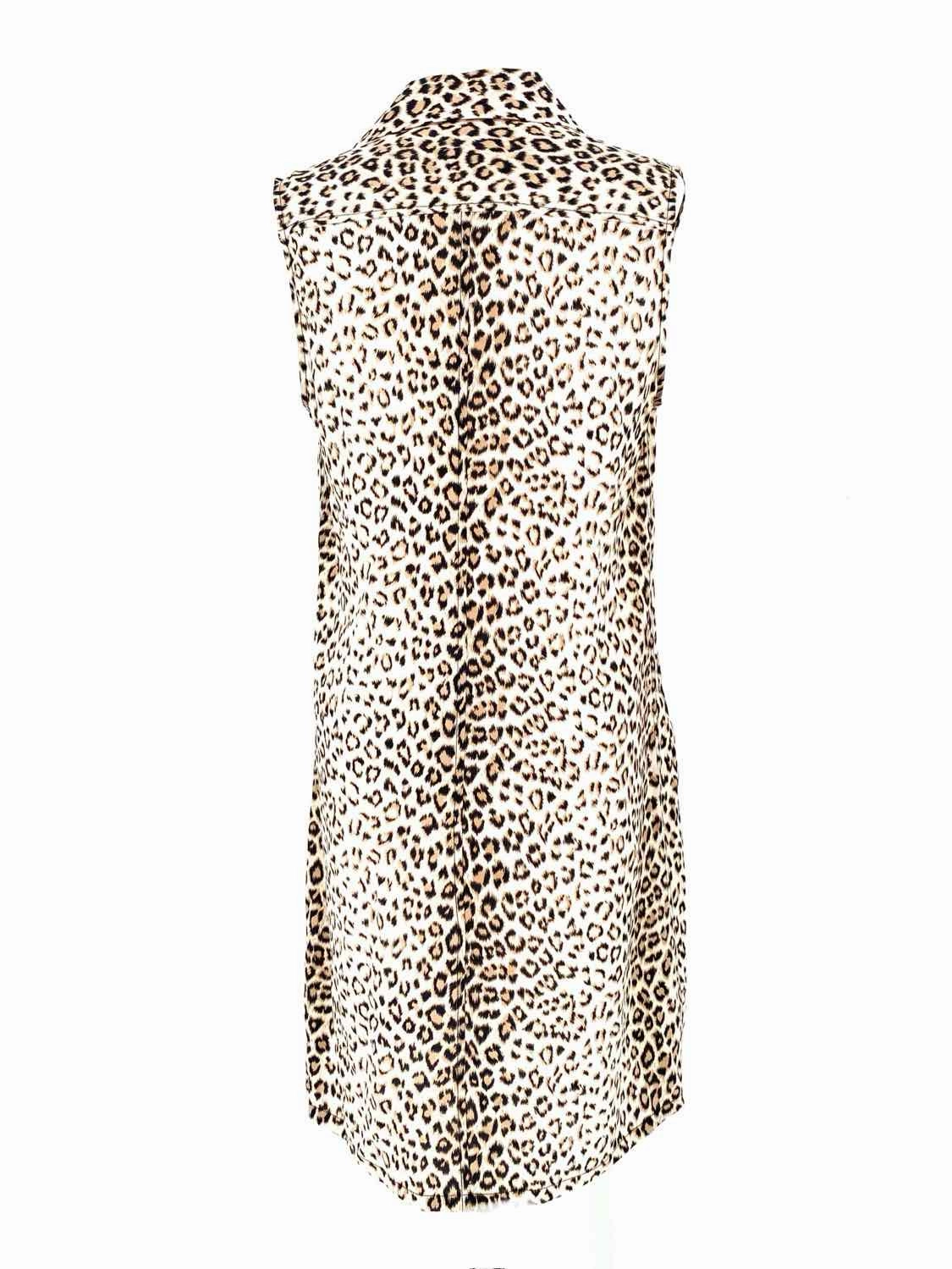 Équipement Femme Robe en soie léopard beige à boutons Lucida Women Taille S