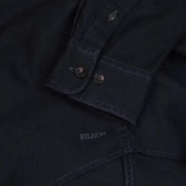 Chemise légère Alaskan Guide Filson Bleu marine minuit