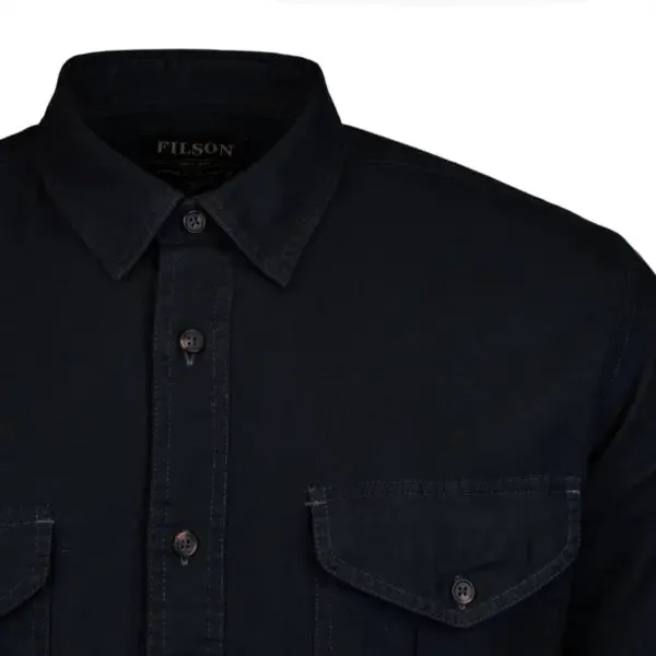 Chemise légère Alaskan Guide Filson Bleu marine minuit