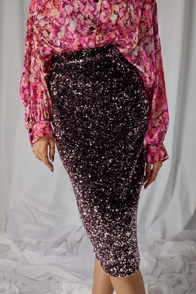 Fox skirt in Constellations Sequins