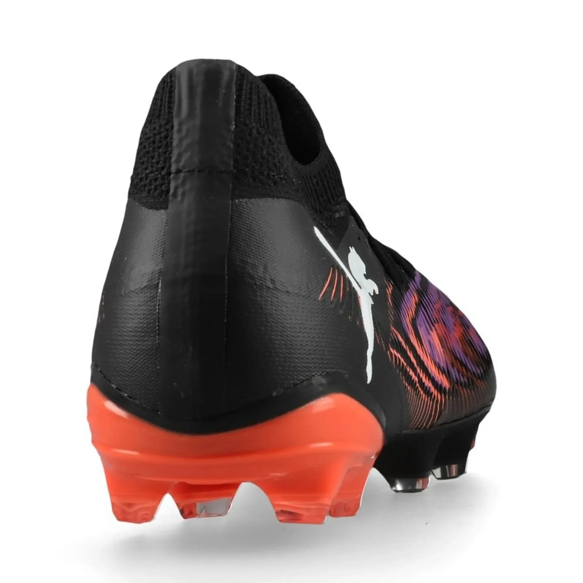 Future 8 Match FG/AG Terrain Ferme/Terrain Artificiel - Puma Noir-Puma Blanc-Rouge Lumineux