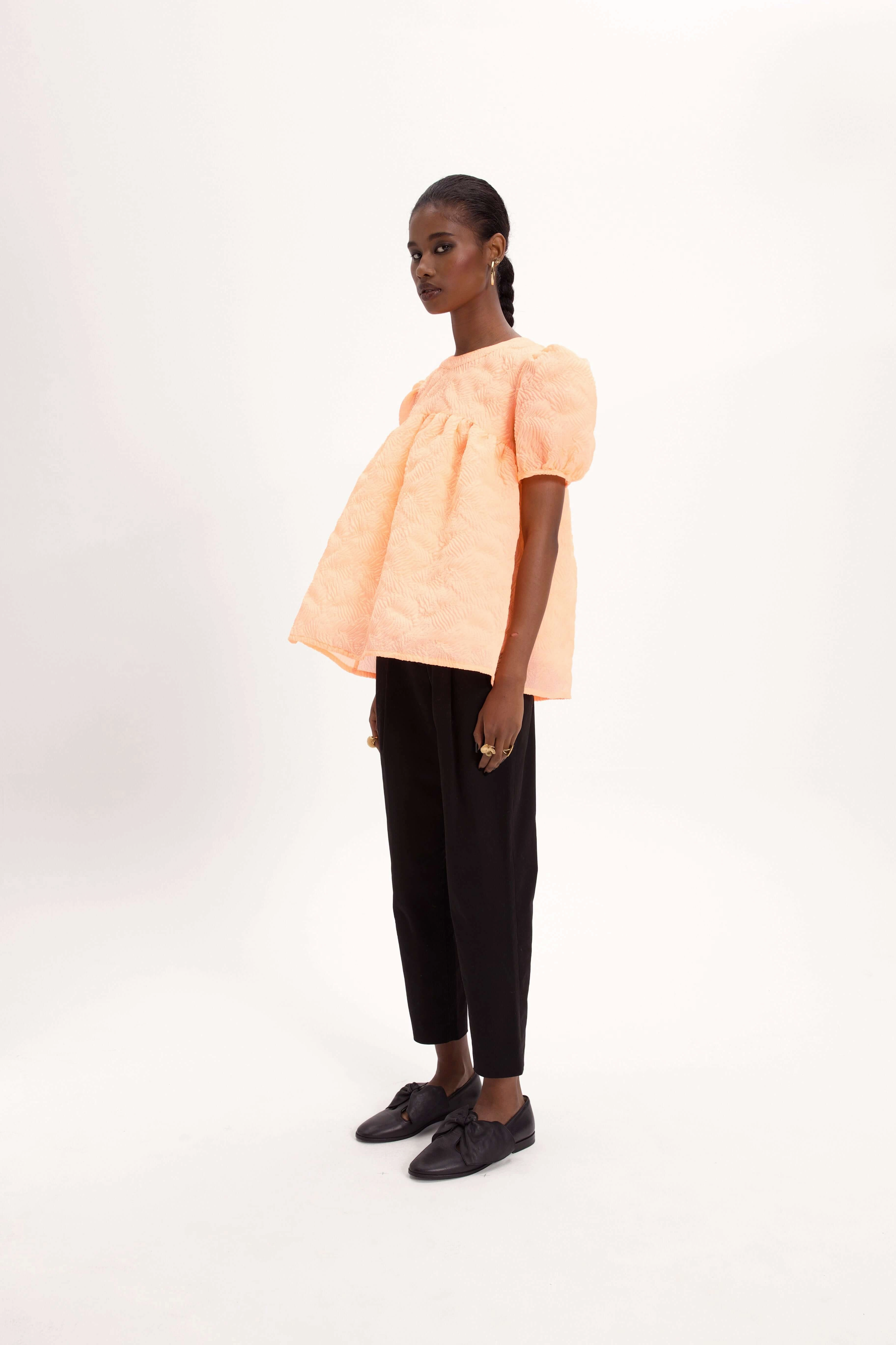 Blouse Gaya en Toile d'Œufs d'Oursin