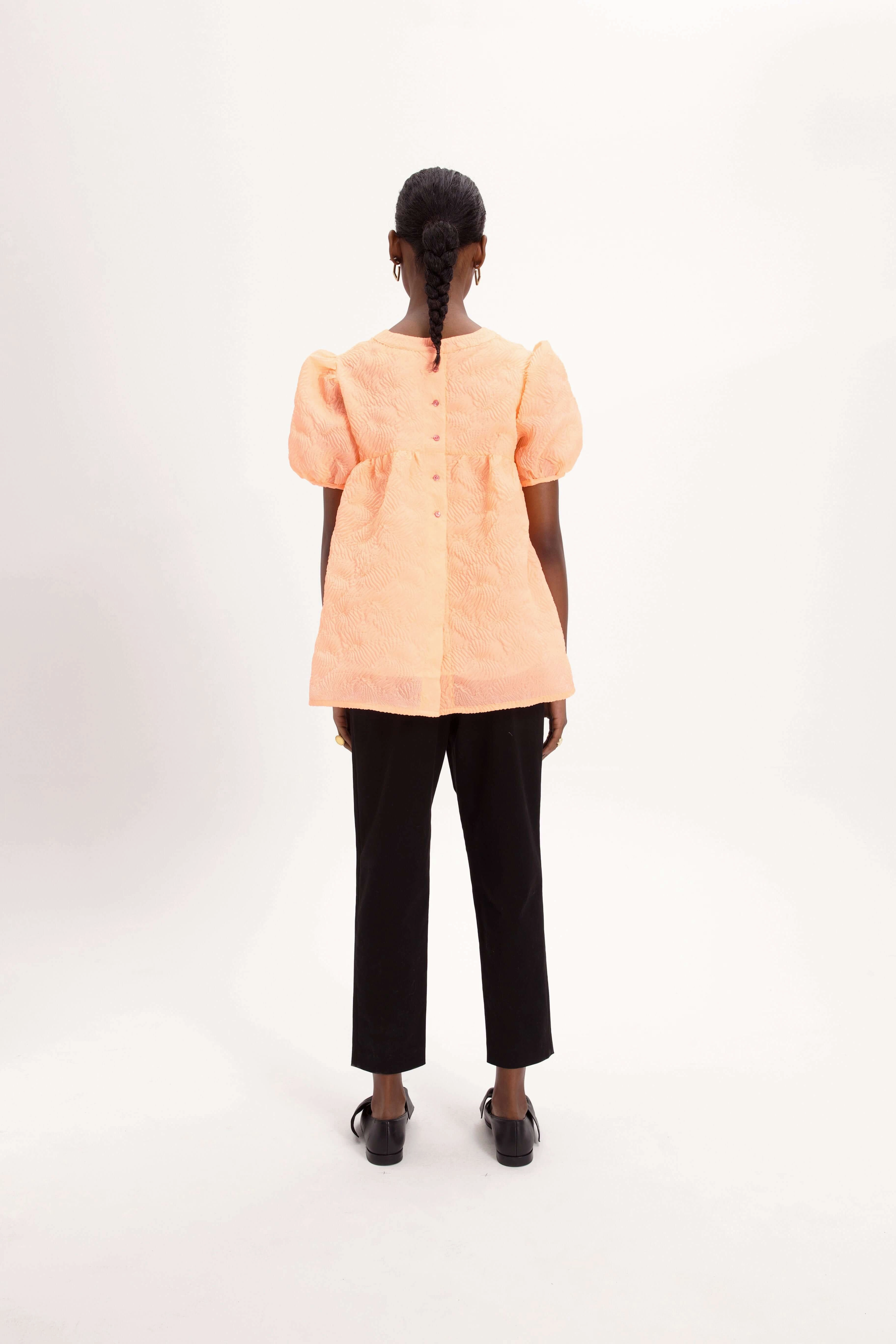 Blouse Gaya en Toile d'Œufs d'Oursin