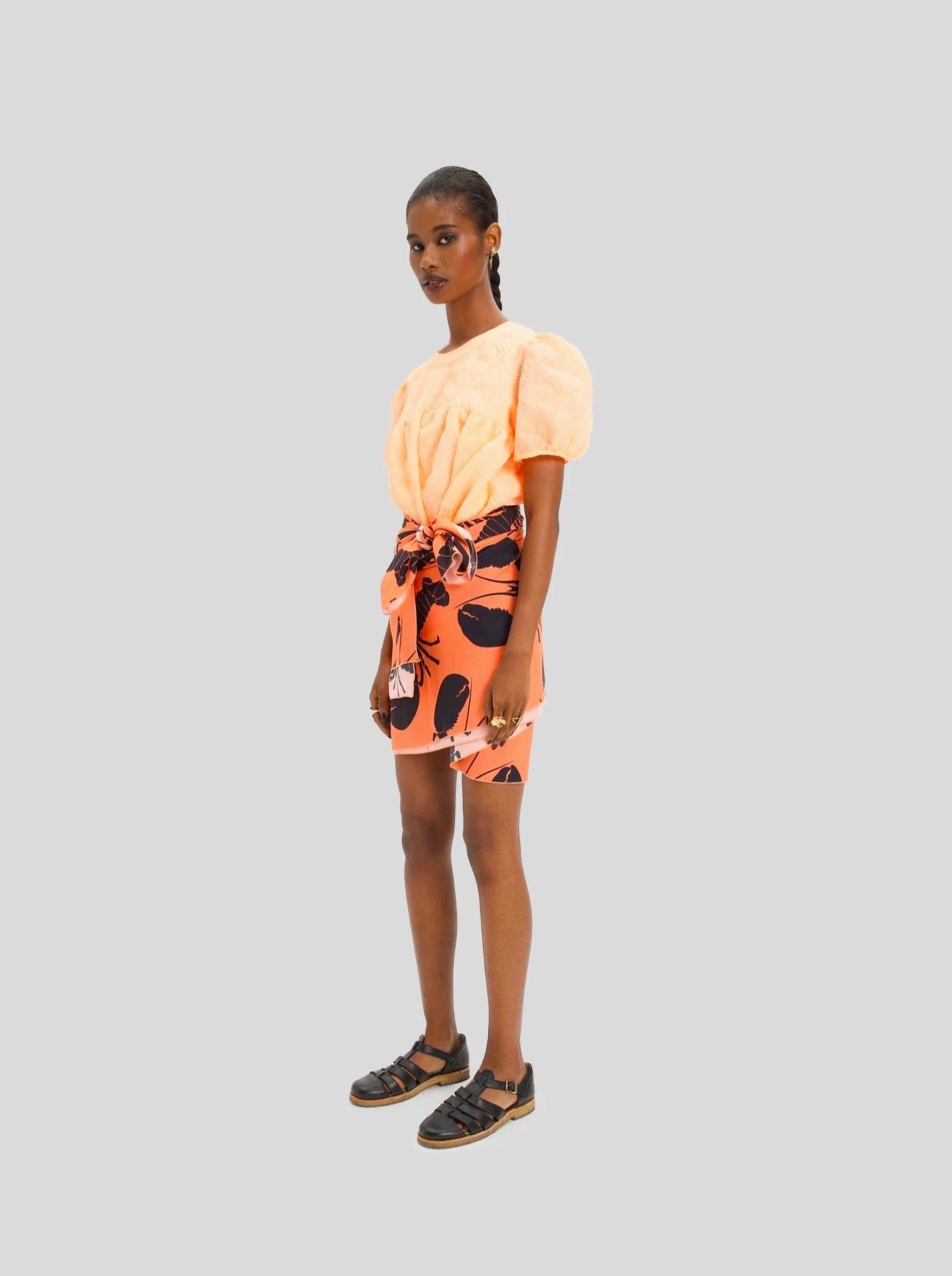 Blouse Gaya en Toile d'Œufs d'Oursin