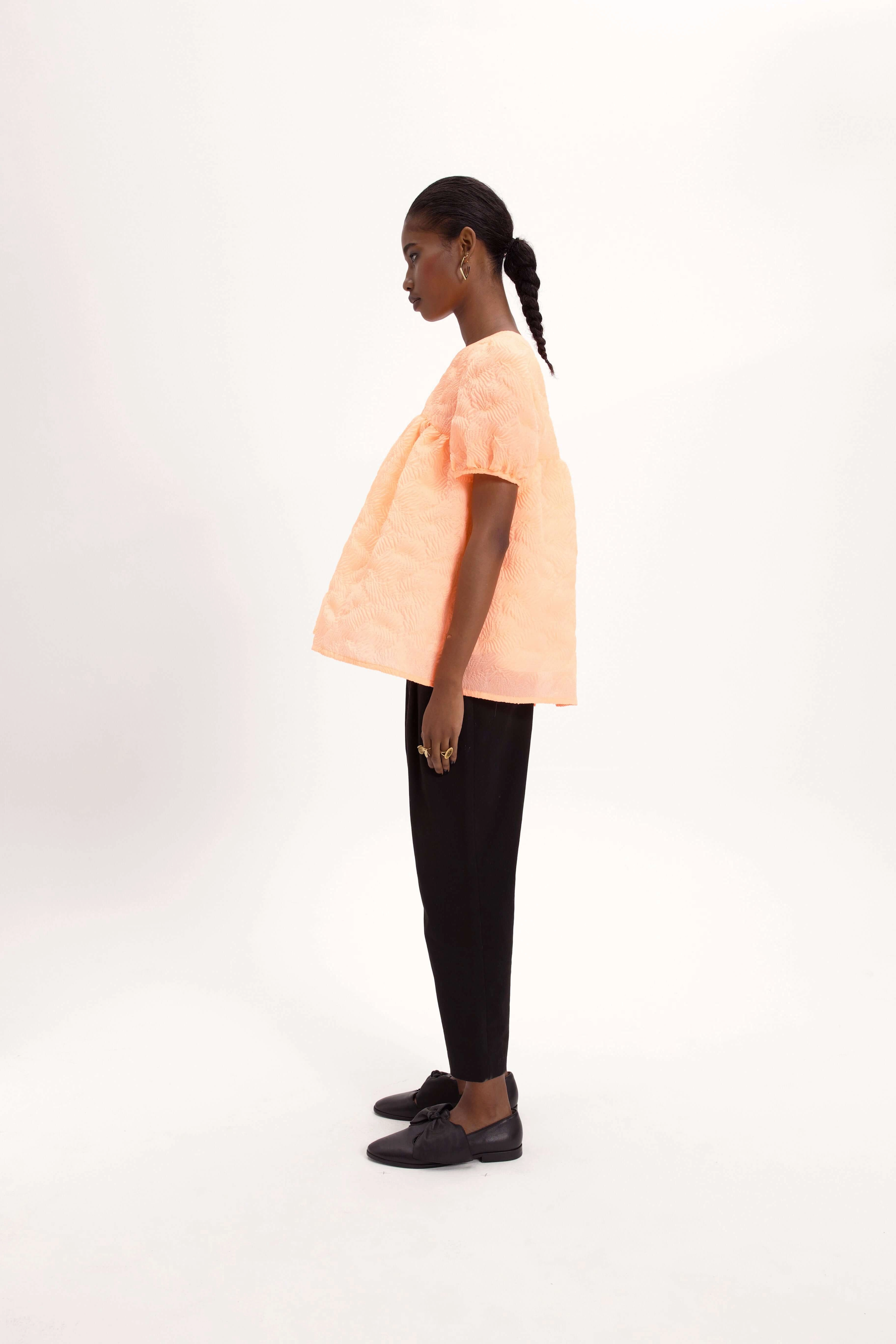 Blouse Gaya en Toile d'Œufs d'Oursin