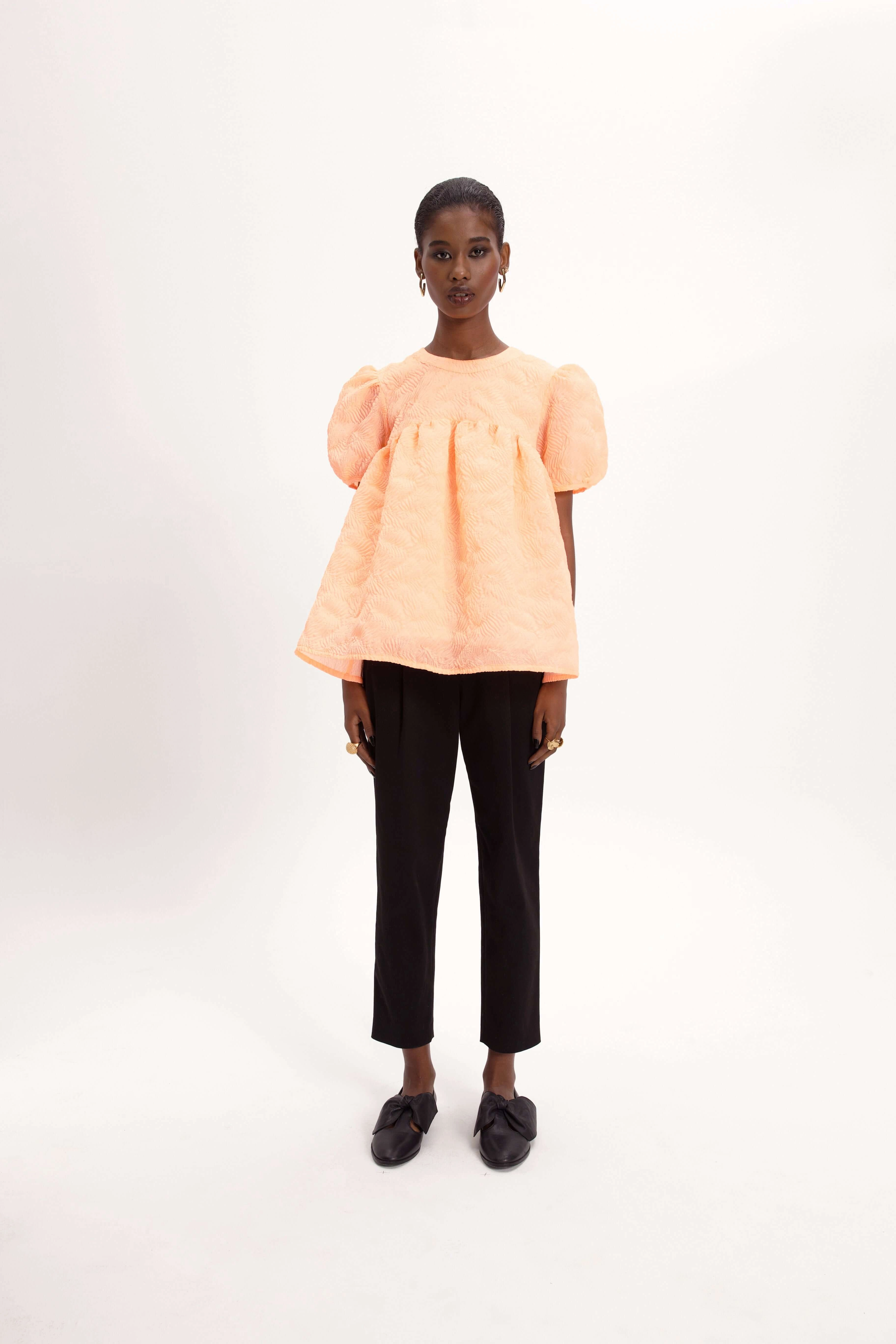 Blouse Gaya en Toile d'Œufs d'Oursin