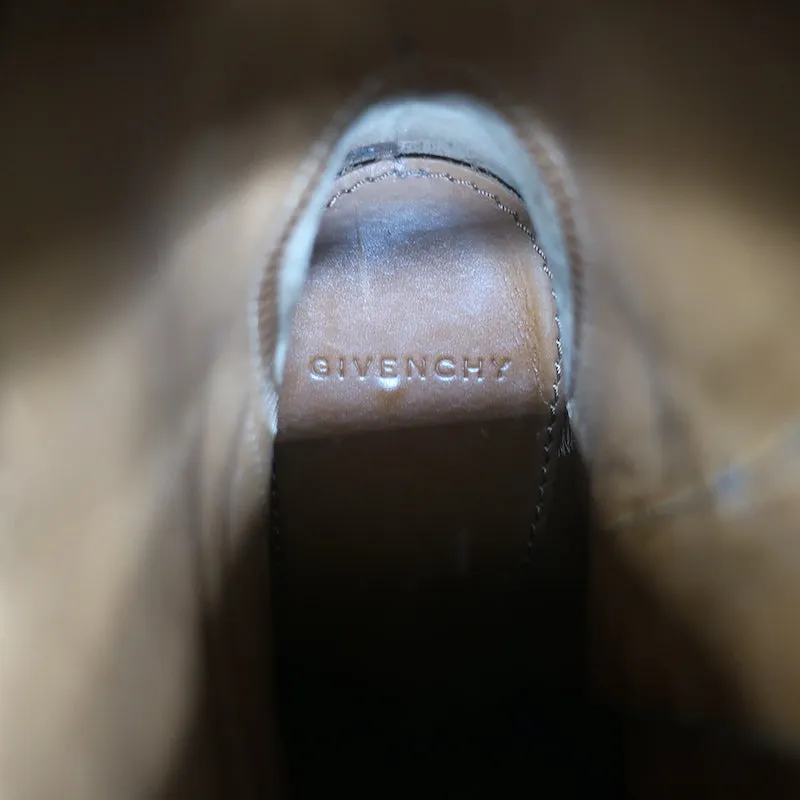 Bottes à cheville à semelle compensée Givenchy en daim noir taille 39