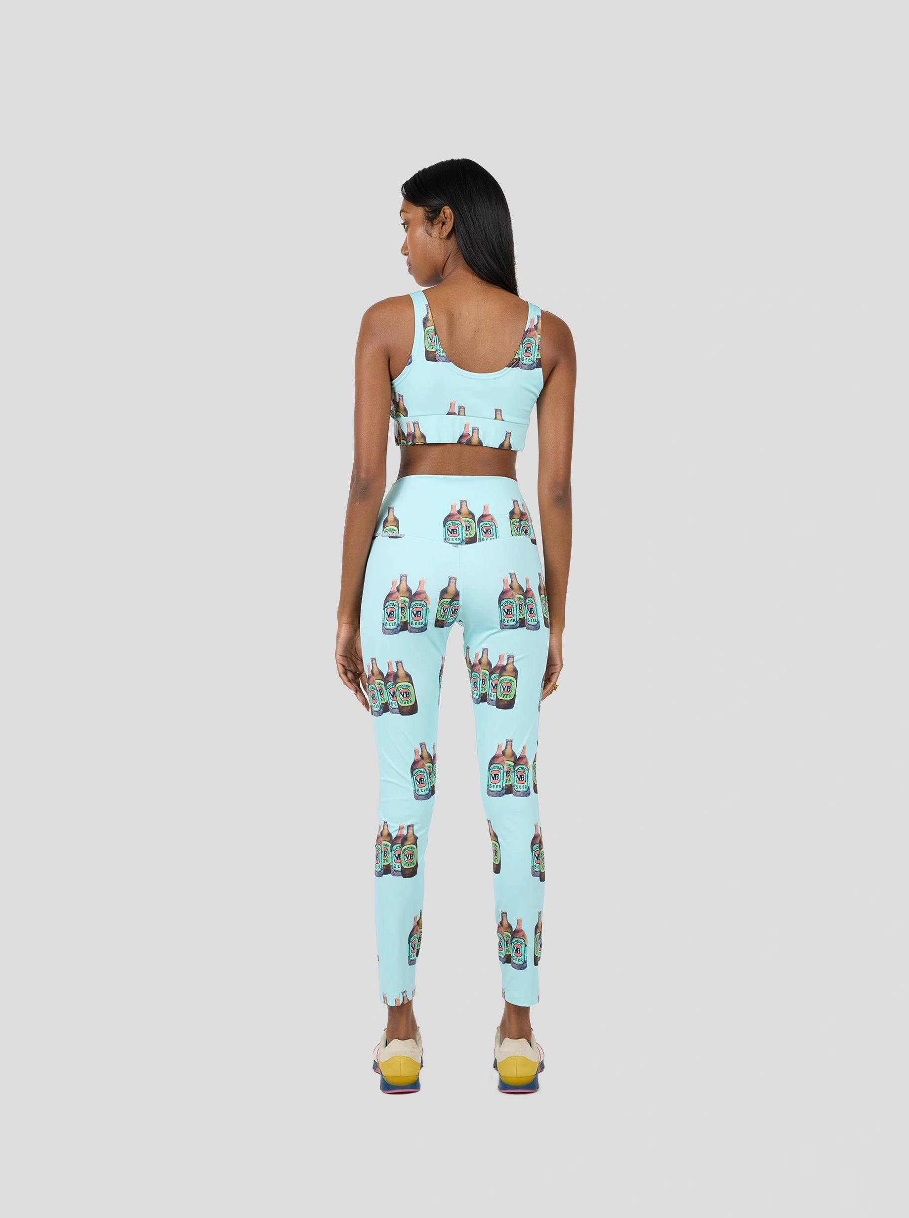 Pantalons de Yoga Collants à Imprimé Bière