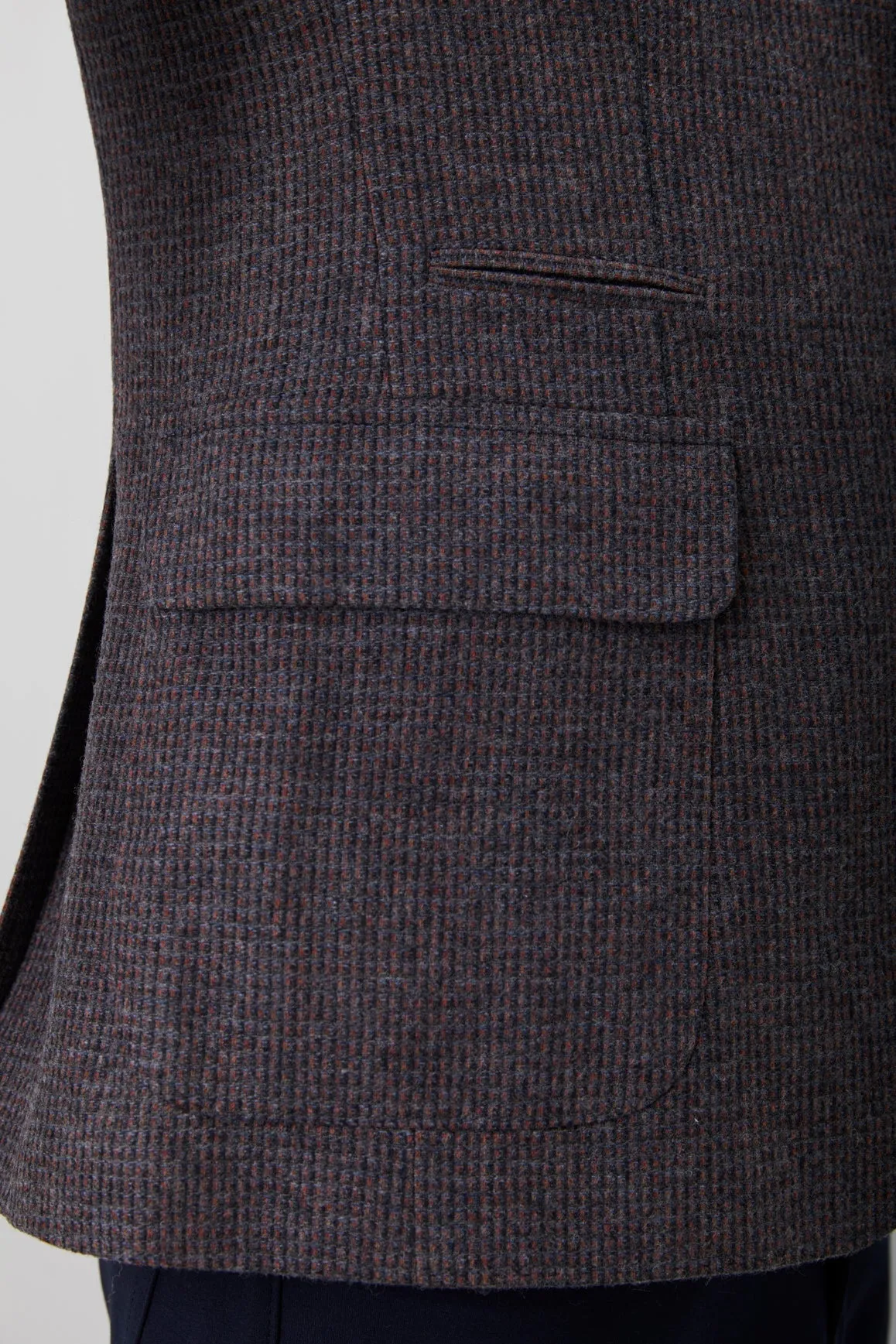 Veste de sport grise tissée