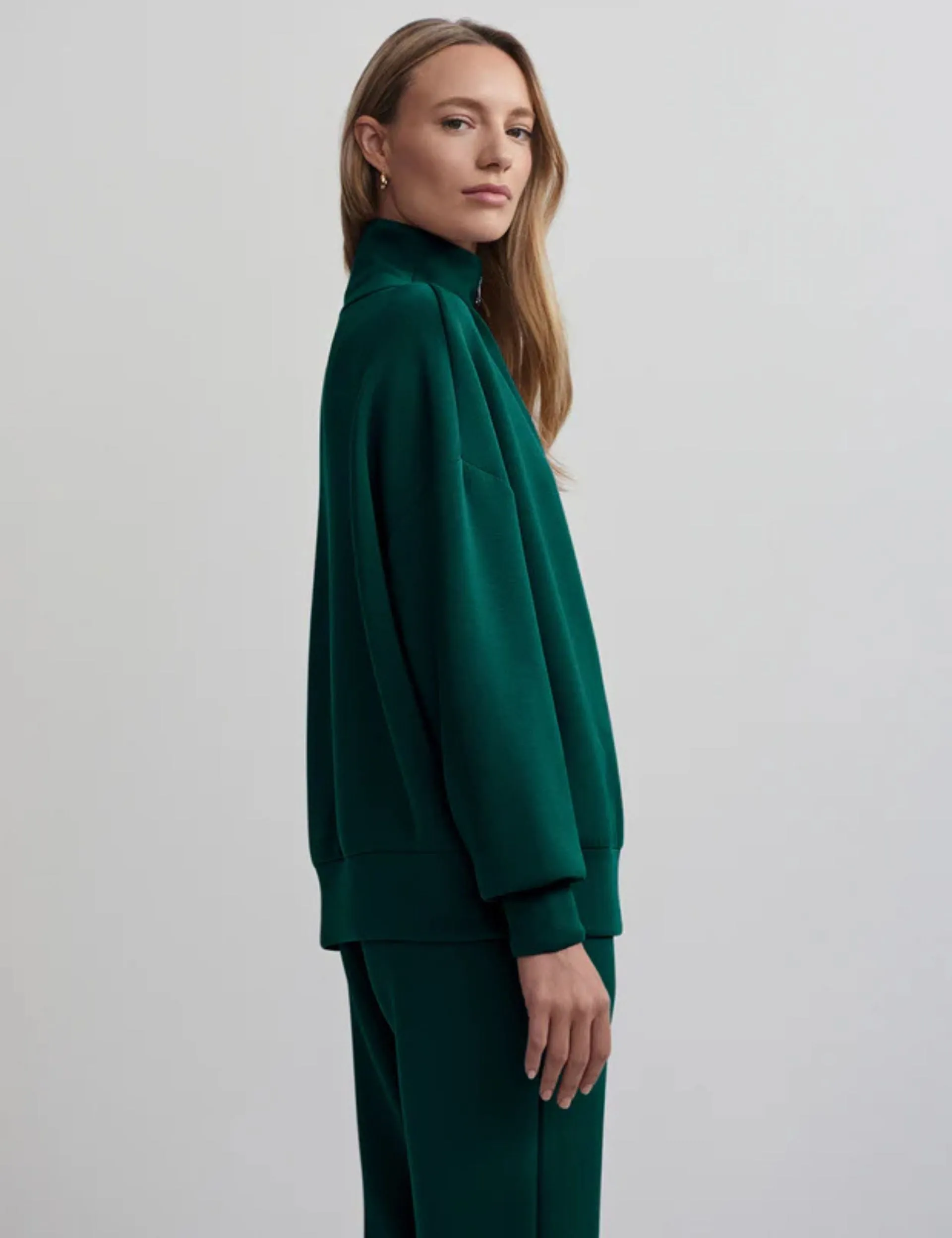 Pull à mi-zip Hawley - Forêt