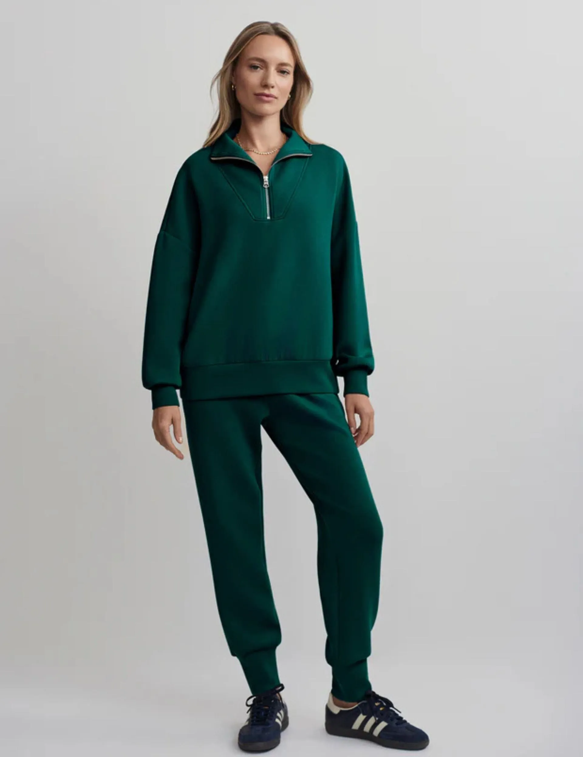 Pull à mi-zip Hawley - Forêt