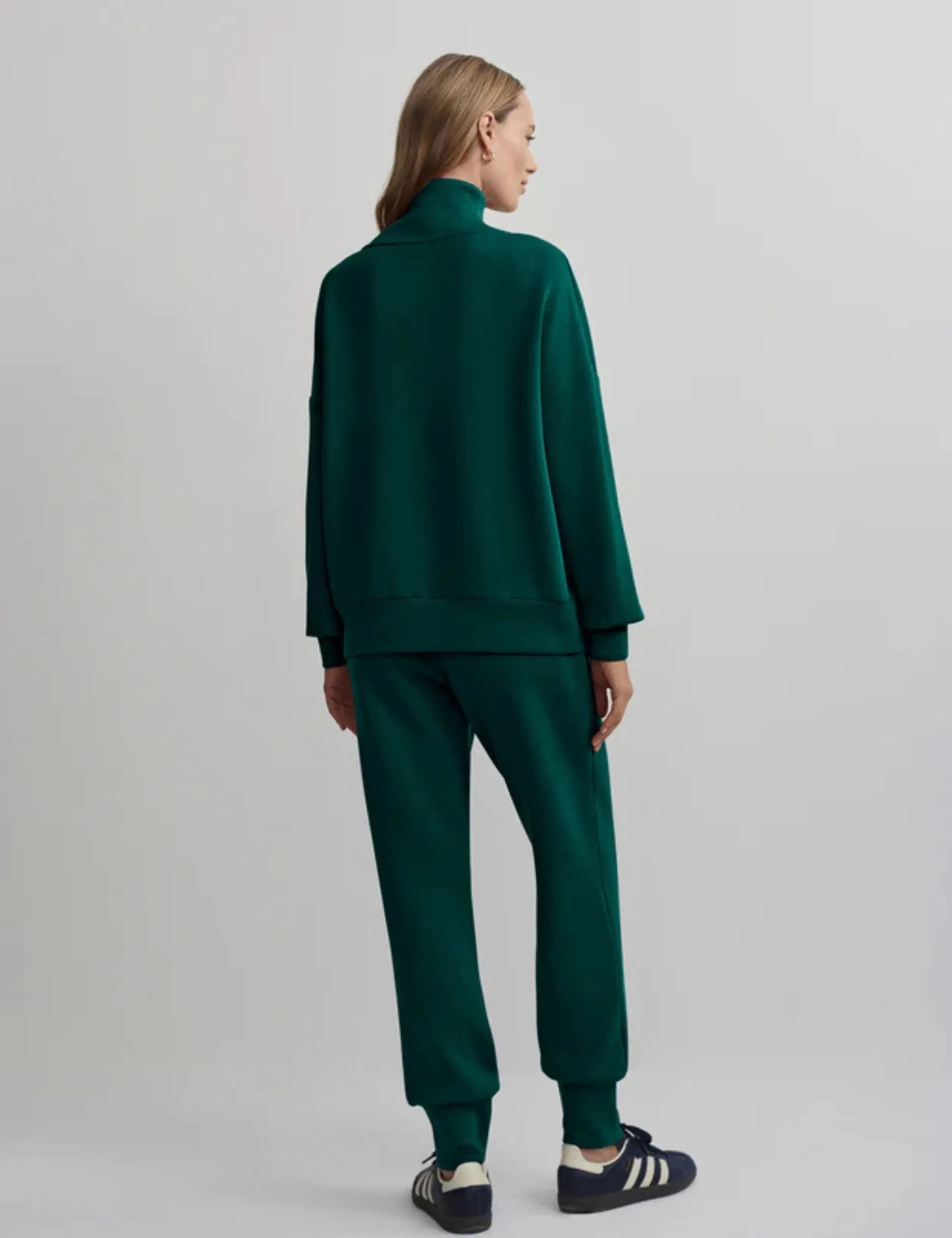 Pull à mi-zip Hawley - Forêt