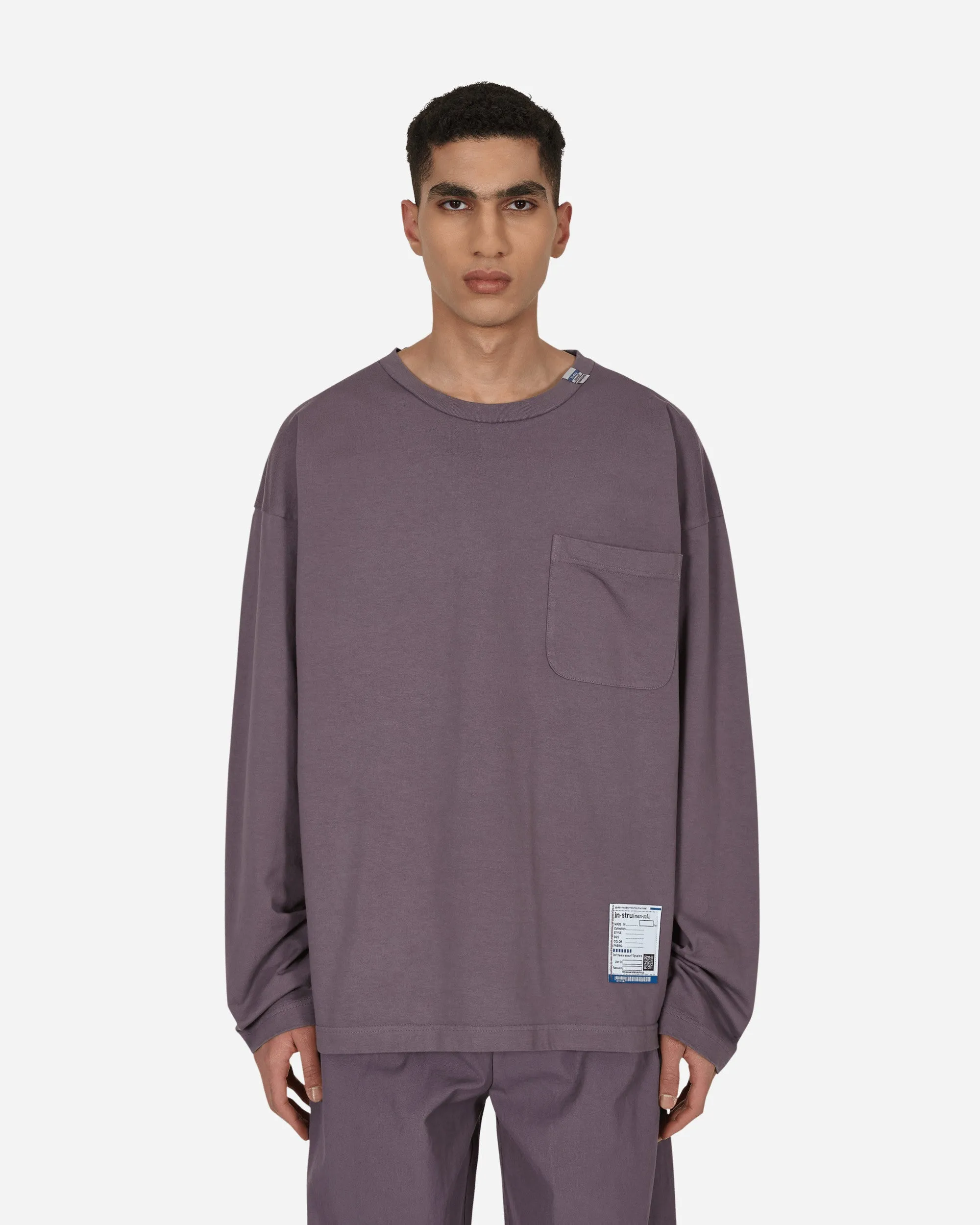 T-shirt manches longues épais Violet