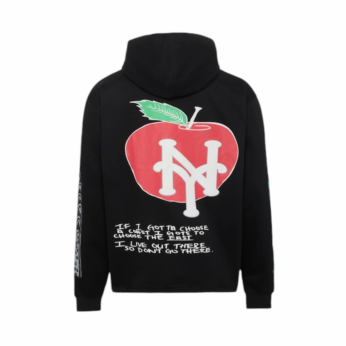 Homme Femme Cali to NYC Hoodie Black