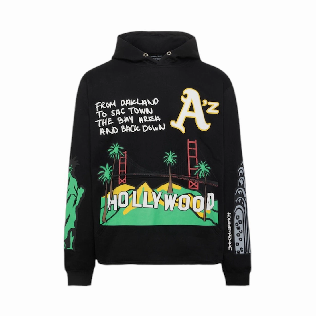 Homme Femme Cali to NYC Hoodie Black