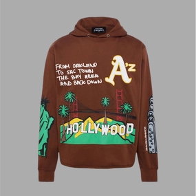 Homme Femme Cali to NYC Hoodie Chocolate