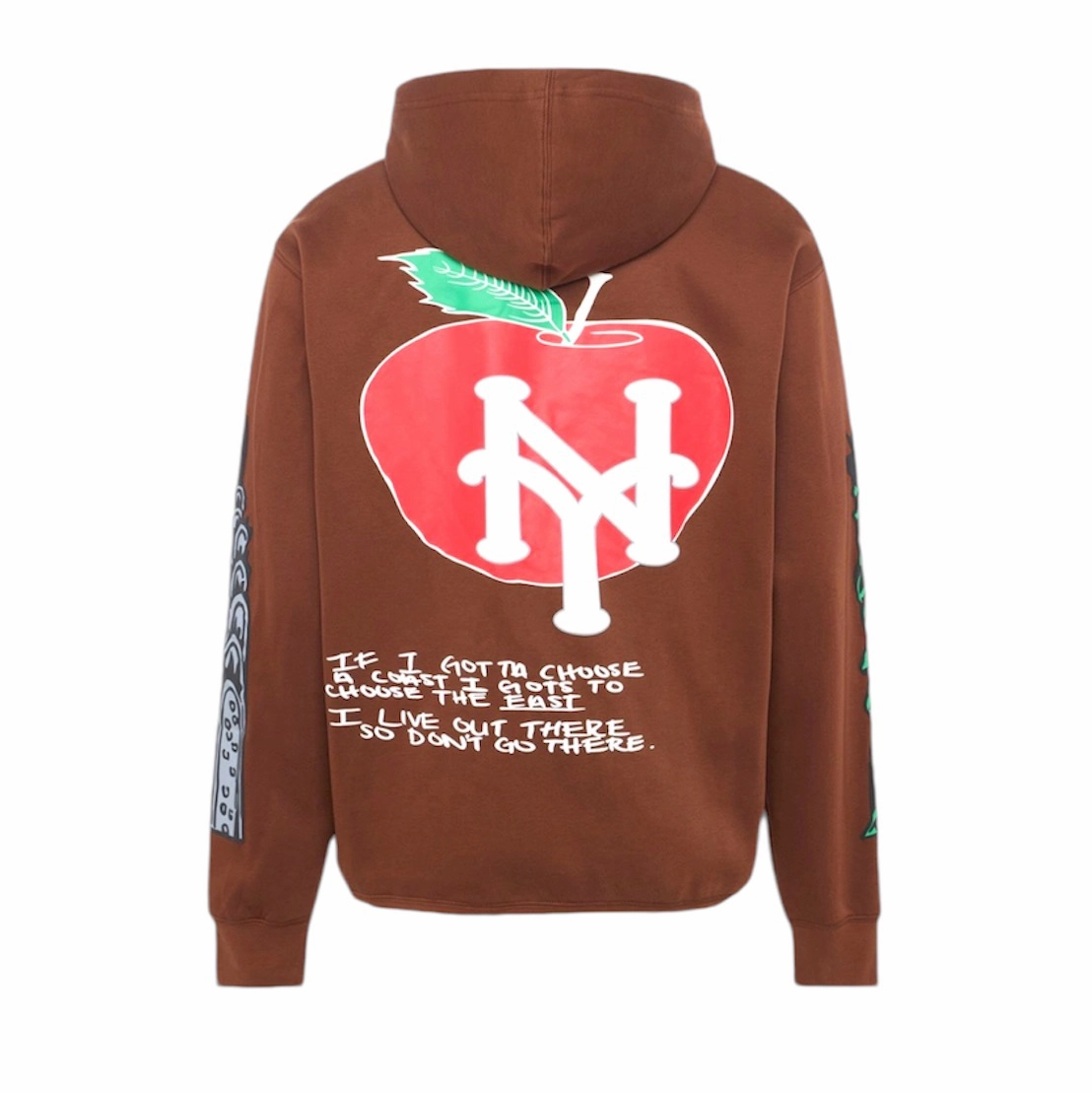 Homme Femme Cali to NYC Hoodie Chocolate