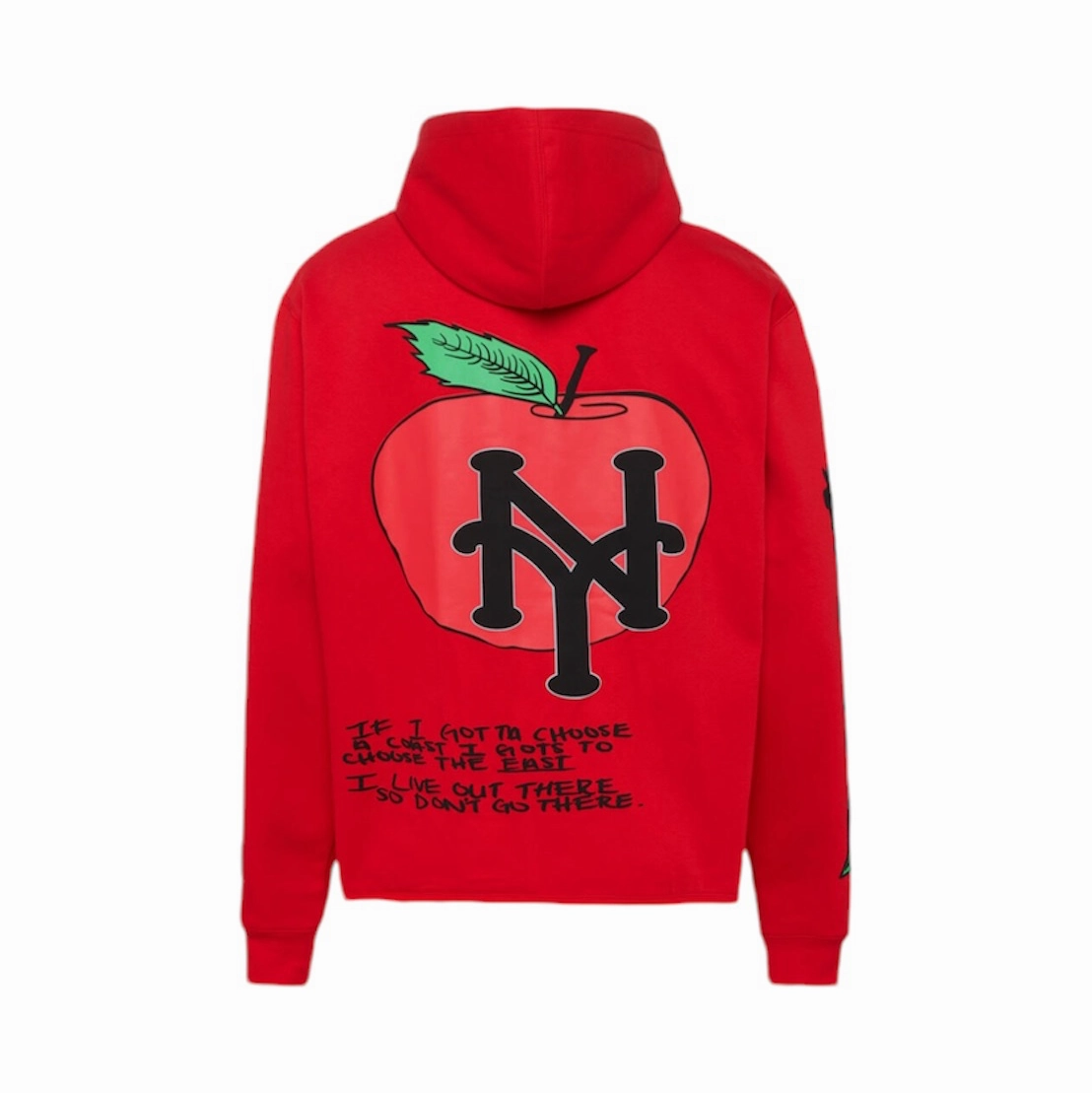 Homme Femme Cali to NYC Hoodie red