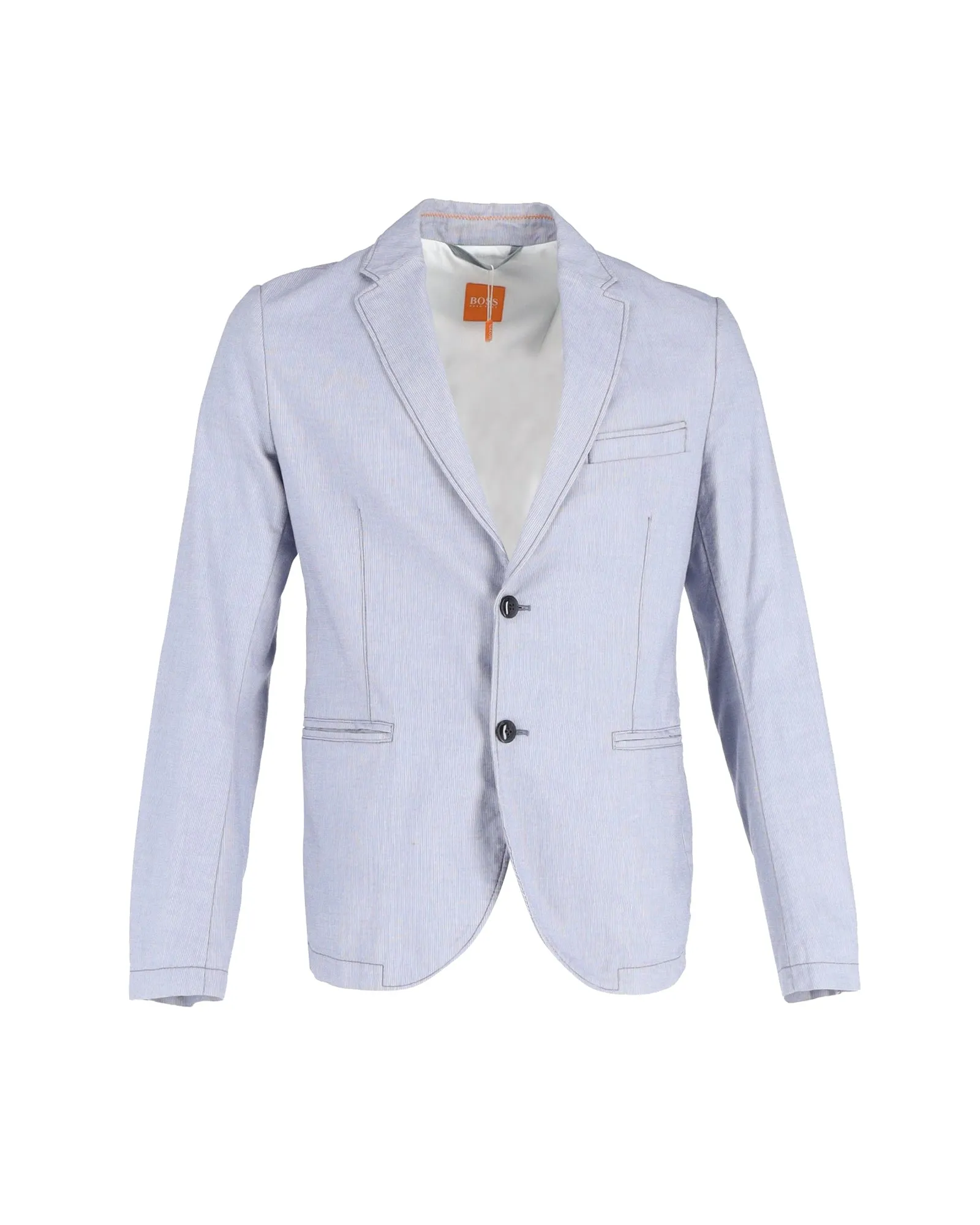 Veste Hugo Boss à un bouton en polyester bleu clair