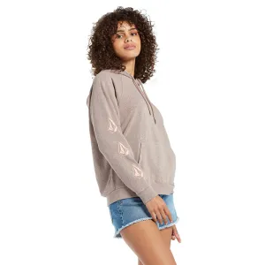 Pull à capuche en pierre emblématique