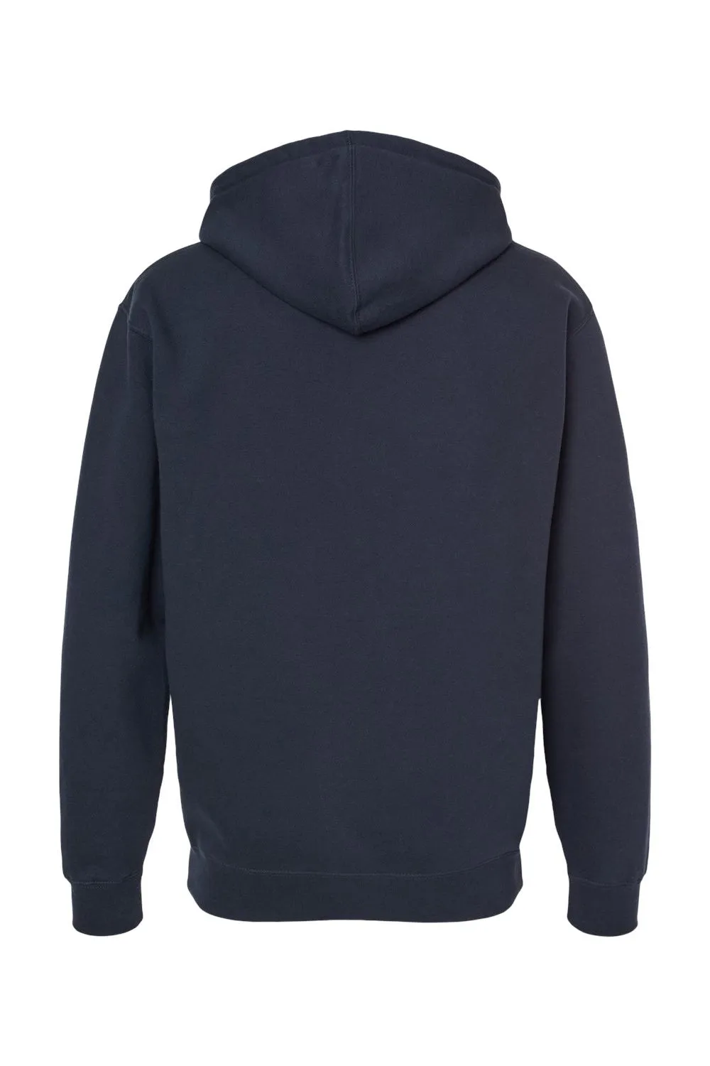 Veste à capuche indépendante pour hommes avec fermeture éclair complète et poches - Bleu marine