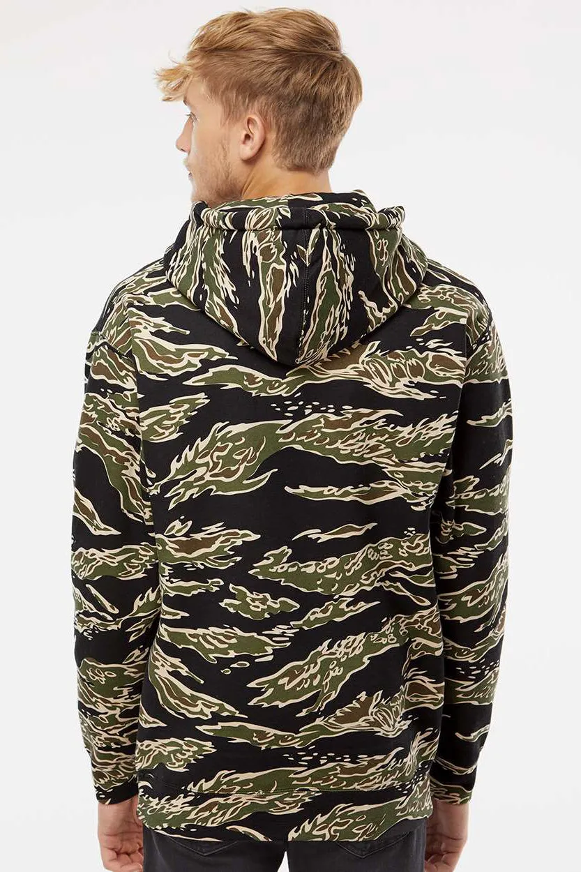 Veste à capuche indépendante pour hommes avec poche kangourou - Camouflage Tigre