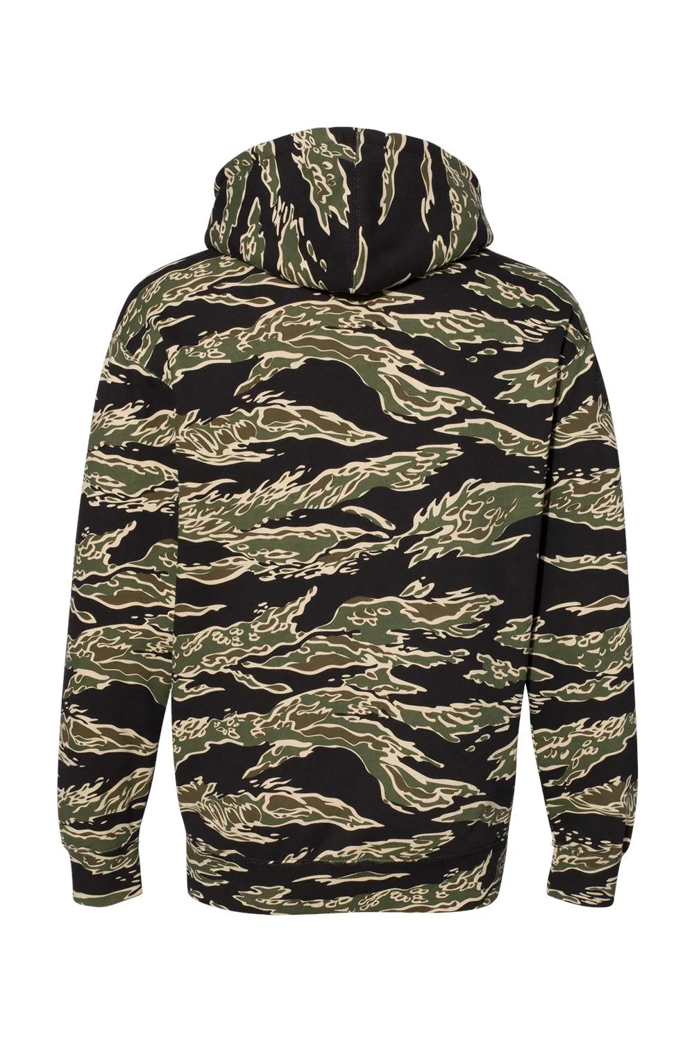 Veste à capuche indépendante pour hommes avec poche kangourou - Camouflage Tigre