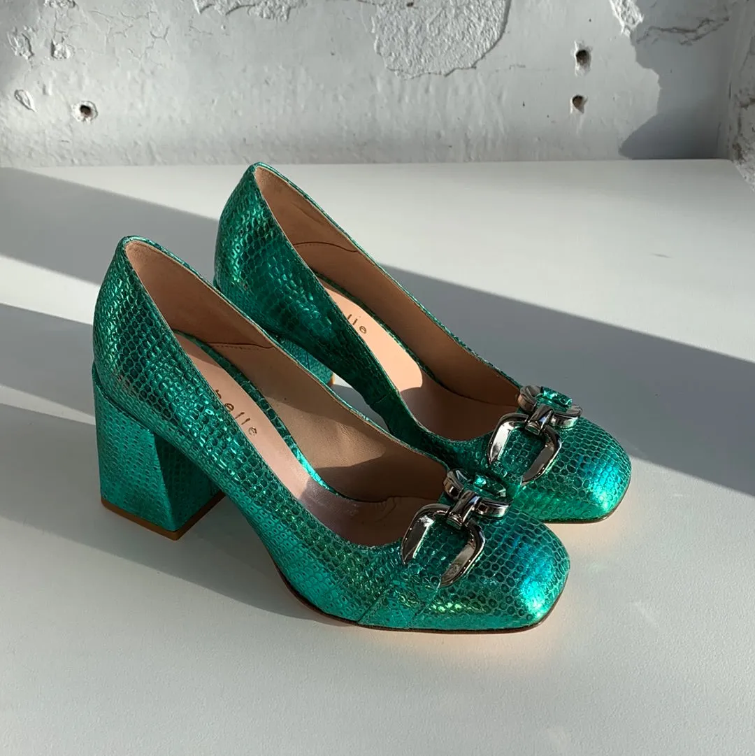 Isabelle Paris IS152 Chaussures Métallisées Acqua_Isabelle-Paris