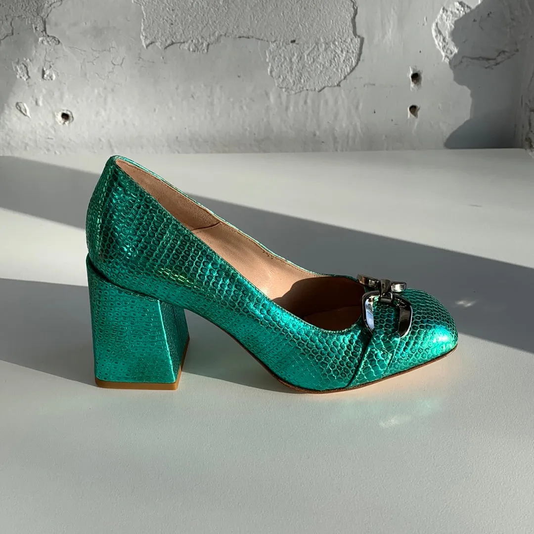 Isabelle Paris IS152 Chaussures Métallisées Acqua_Isabelle-Paris