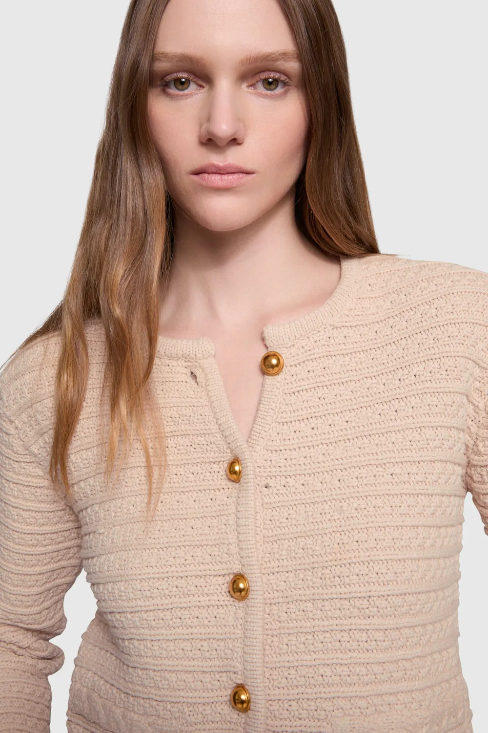 Cardigan tressé Isla