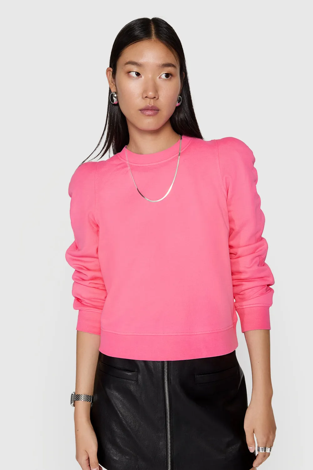 Sweat-shirt sculpté en jade
