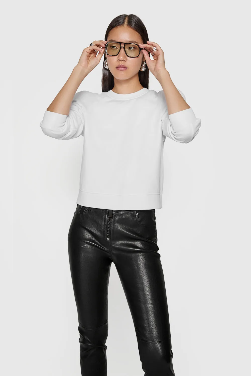 Sweat-shirt sculpté en jade